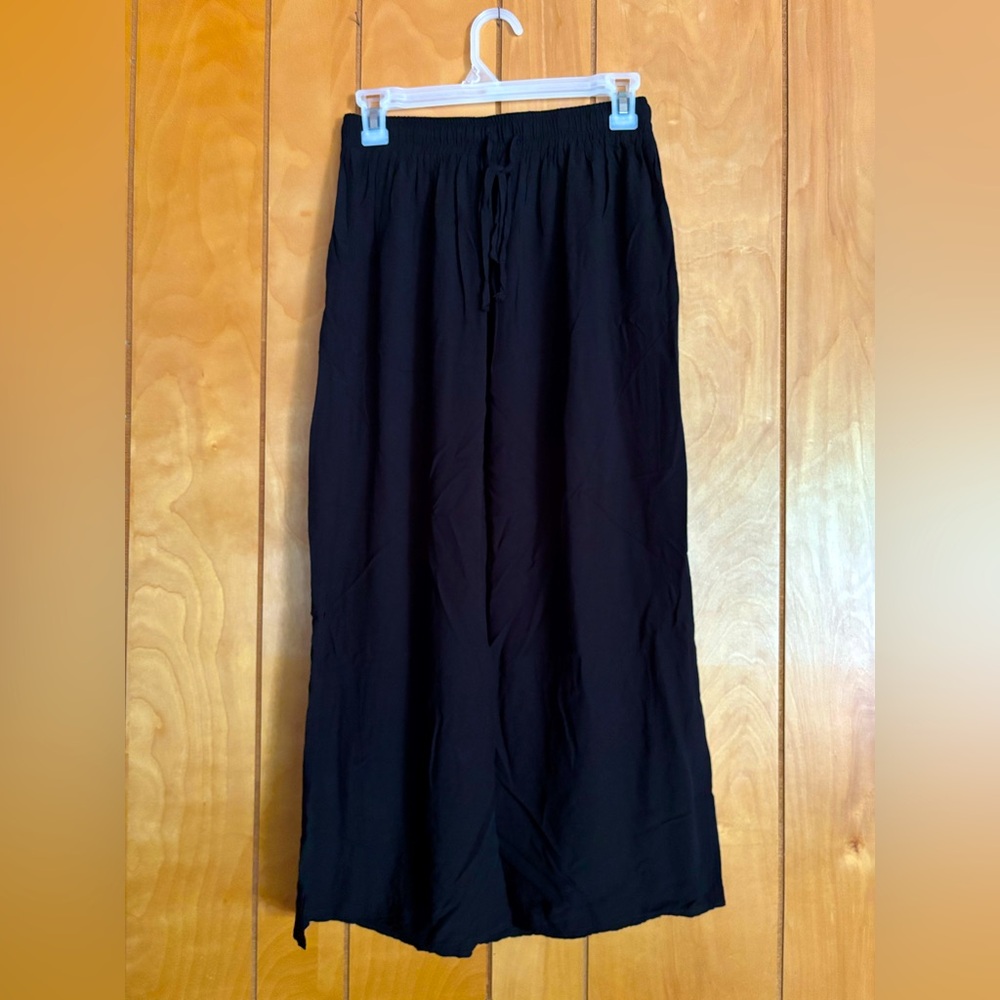 Pre-owned black maxi skirt